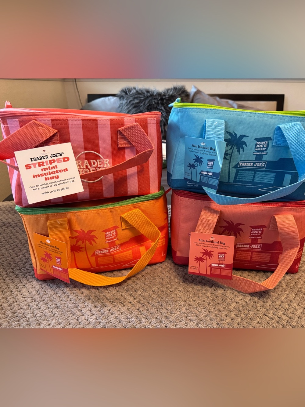 Trader Joe’s insulated mini totes